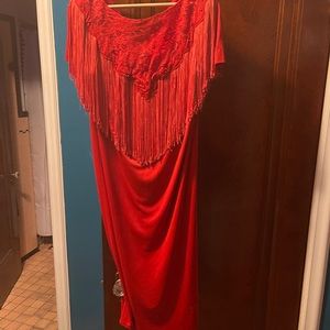 Vintage fringe dress